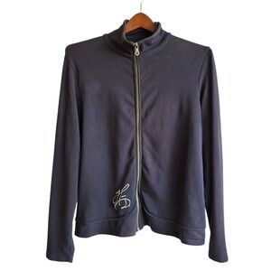 ​Harley-Davidson Women's 1W Plus Size Full Zip Jacket Sweatshirt Script Logo